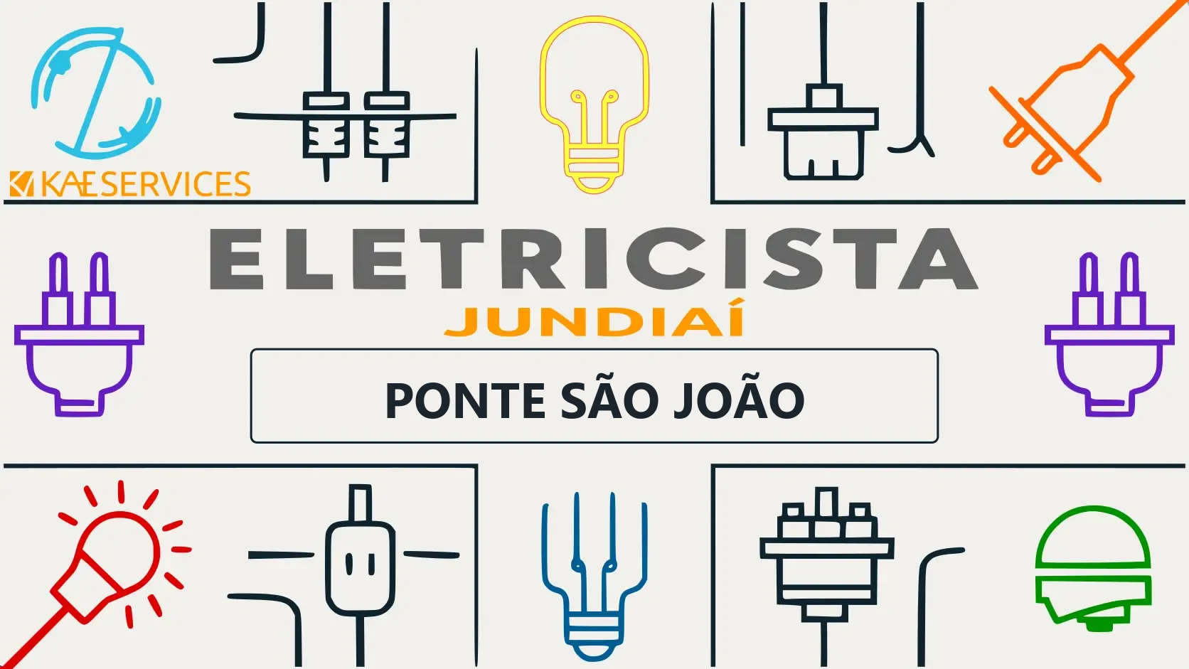 Eletricista no Ponte São João em Jundiaí SP - KAE Services