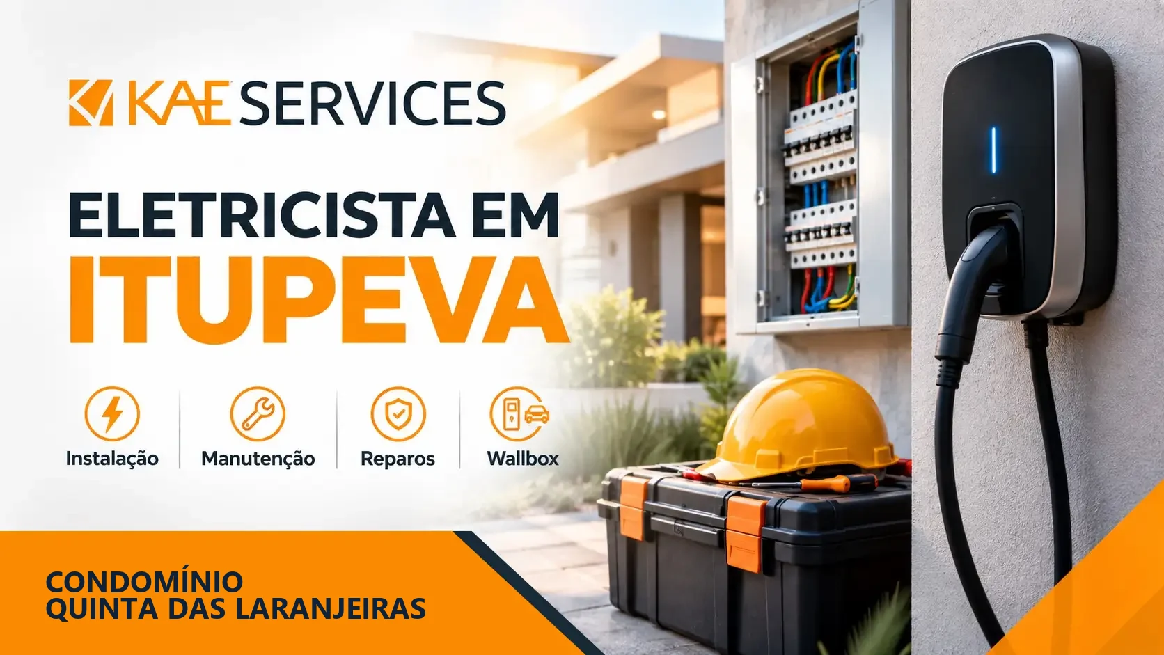 Eletricista no Condomínio Quinta das Laranjeiras em Itupeva SP - KAE Services