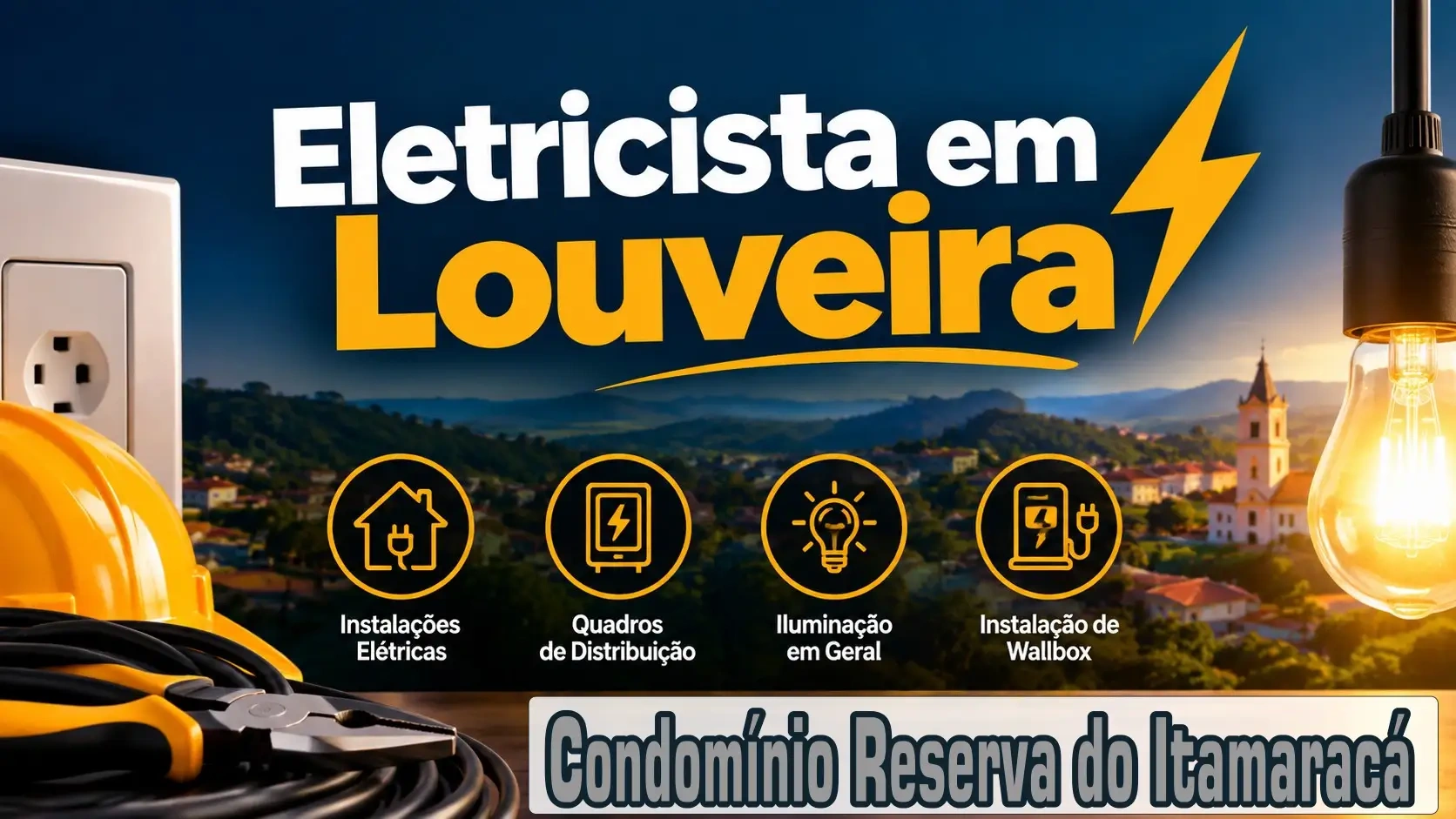 Eletricista no Reserva do Itamaracá em Louveira SP - KAE Services