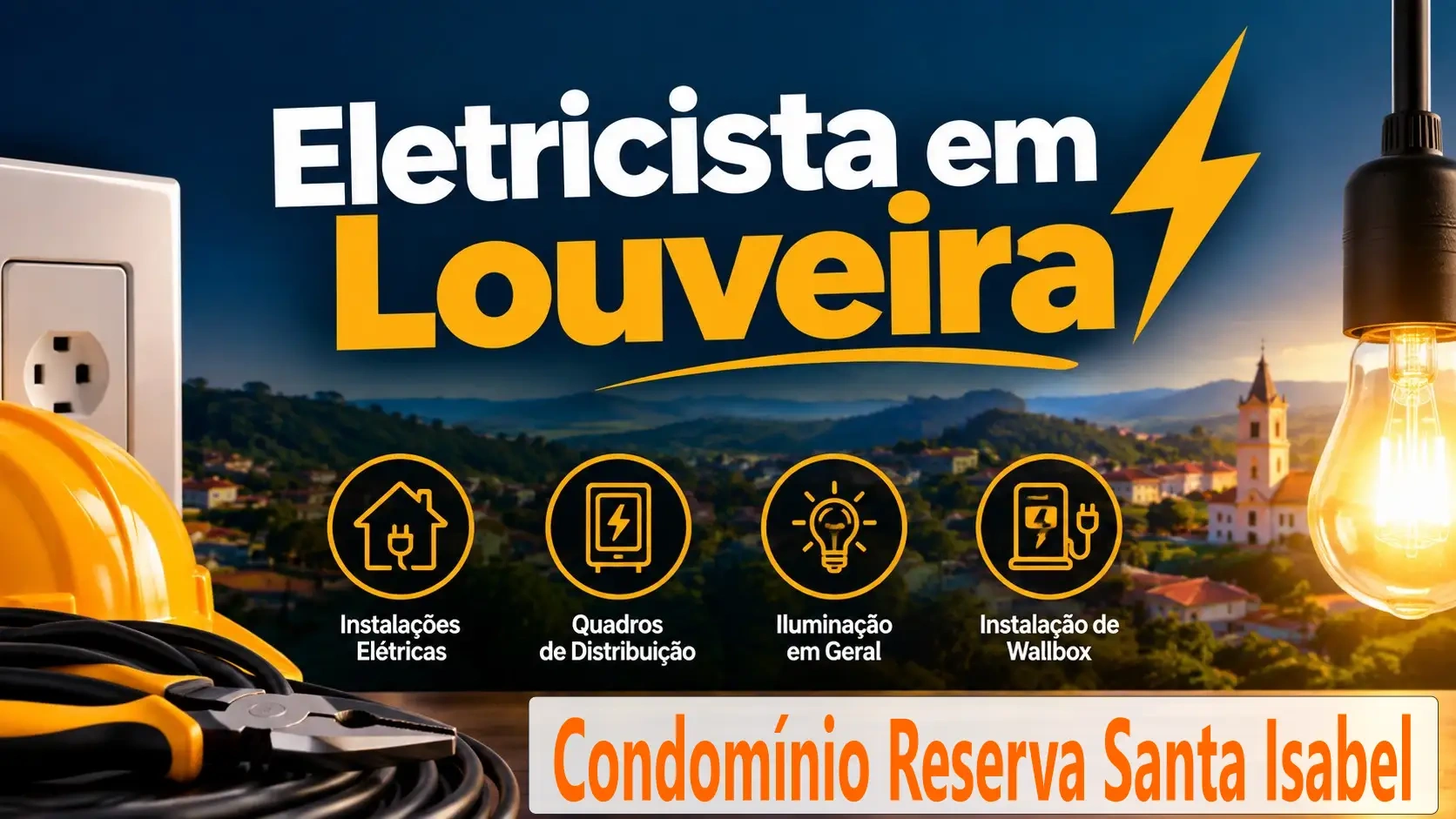 Eletricista no Reserva Santa Isabel em Louveira SP - KAE Services