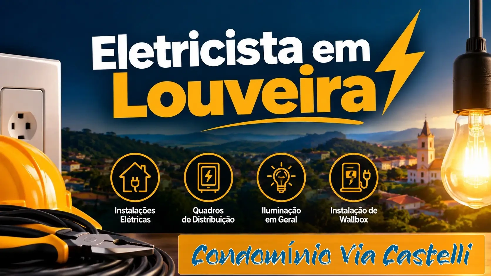 Eletricista no Via Castelli em Louveira SP - KAE Services