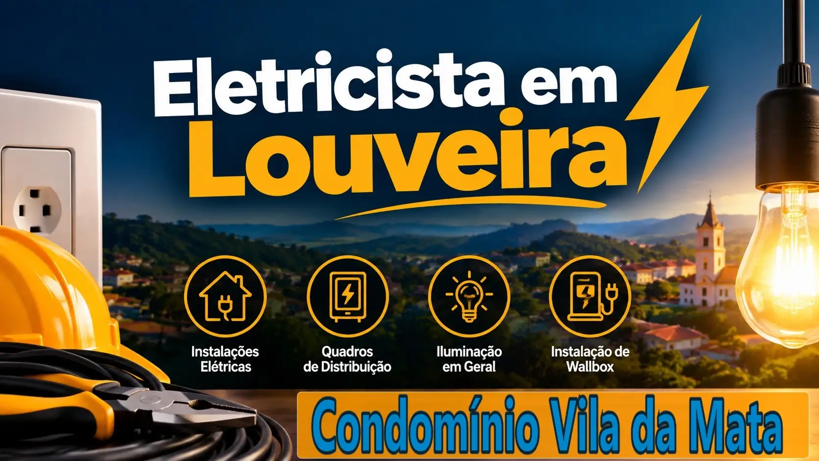 Eletricista no Vila da Mata em Louveira SP - KAE Services