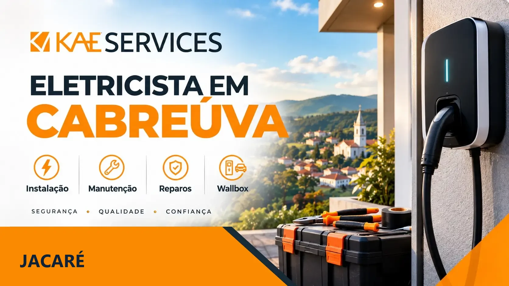 Eletricista no Jacaré em Cabreúva SP - KAE Services