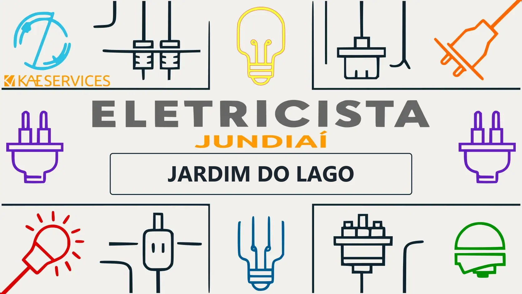 Eletricista no Jardim do Lago em Jundiaí SP - KAE Services