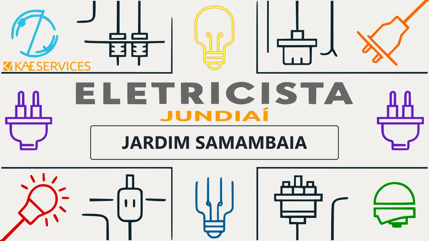 Eletricista no Jardim Samambaia em Jundiaí SP - KAE Services