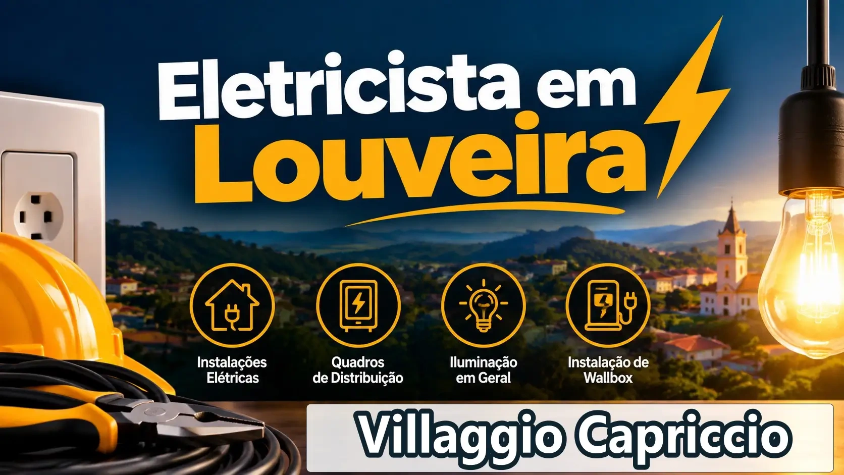Eletricista no Villaggio Capriccio em Louveira SP - KAE Services