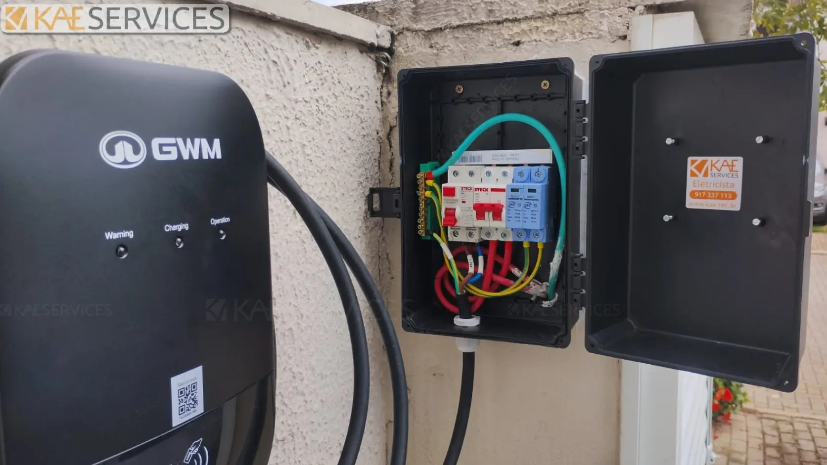 Posso ligar meu Wallbox sem caixa de proteção?