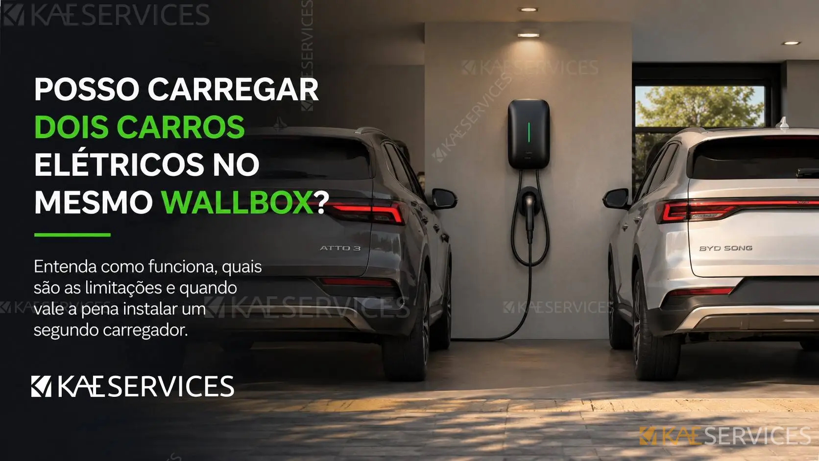 Posso carregar dois carros elétricos no mesmo Wallbox?