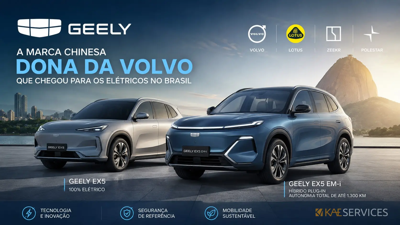 Geely: conheça a marca chinesa que está expandindo os carros elétricos no Brasil