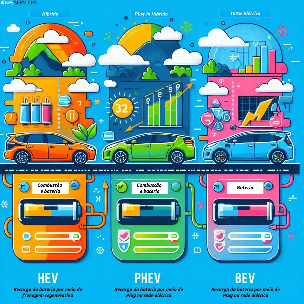 Veículos Elétricos HEV – PHEV – BEV