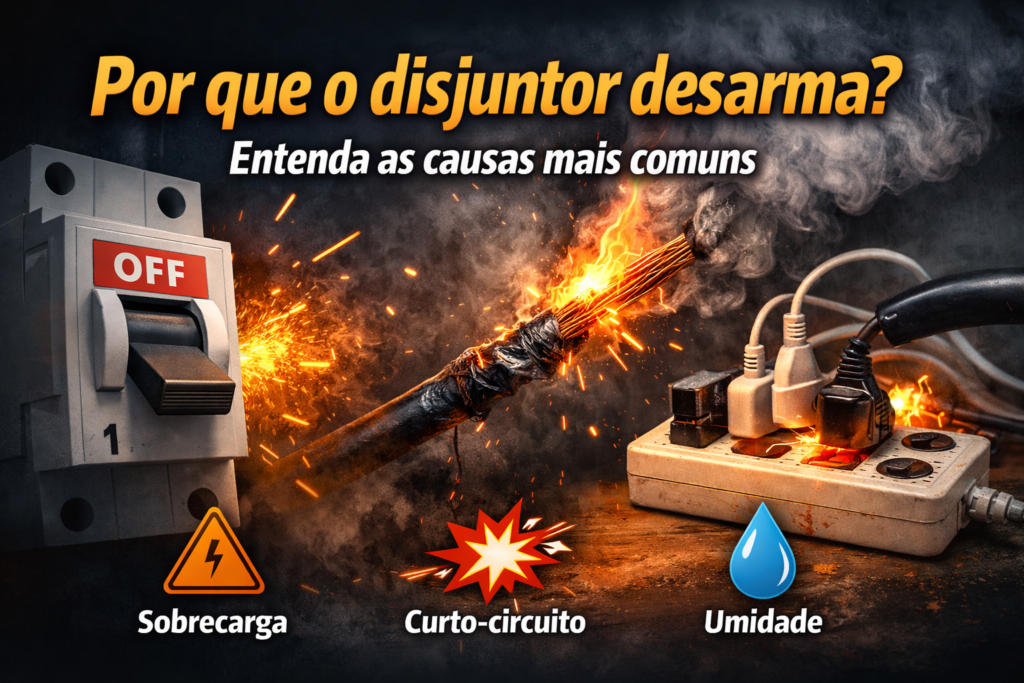 Porque o disjuntor desarma?