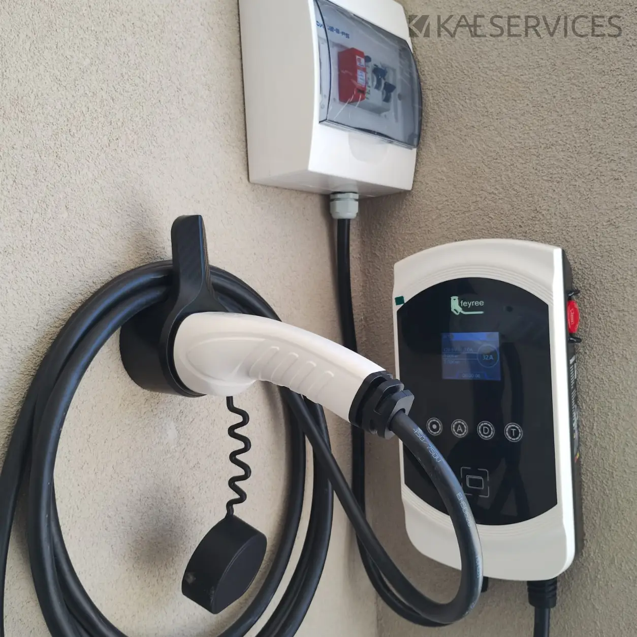 Carregador Wallbox Feyree Para Carro Eletrico Volkswagen Id4 realizado pela KAE Services em Jundiai