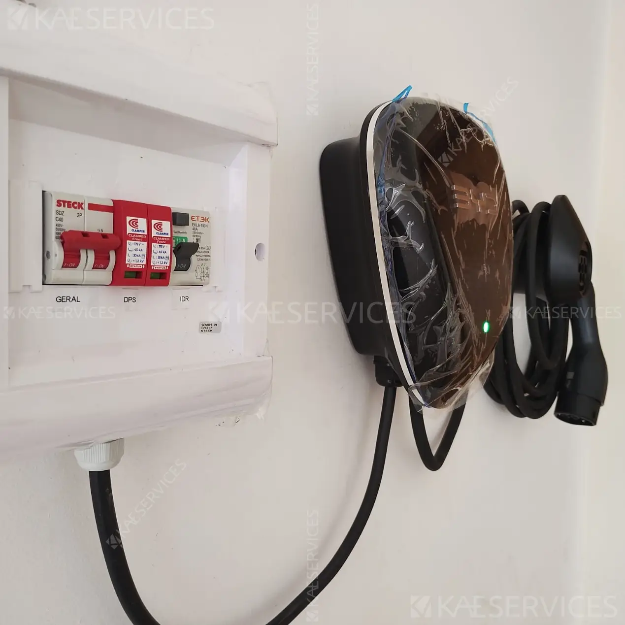 Instalacao De Wallbox BYD Para Dolphin Mini Em Jundiai realizado pela KAE Services em Jundiai