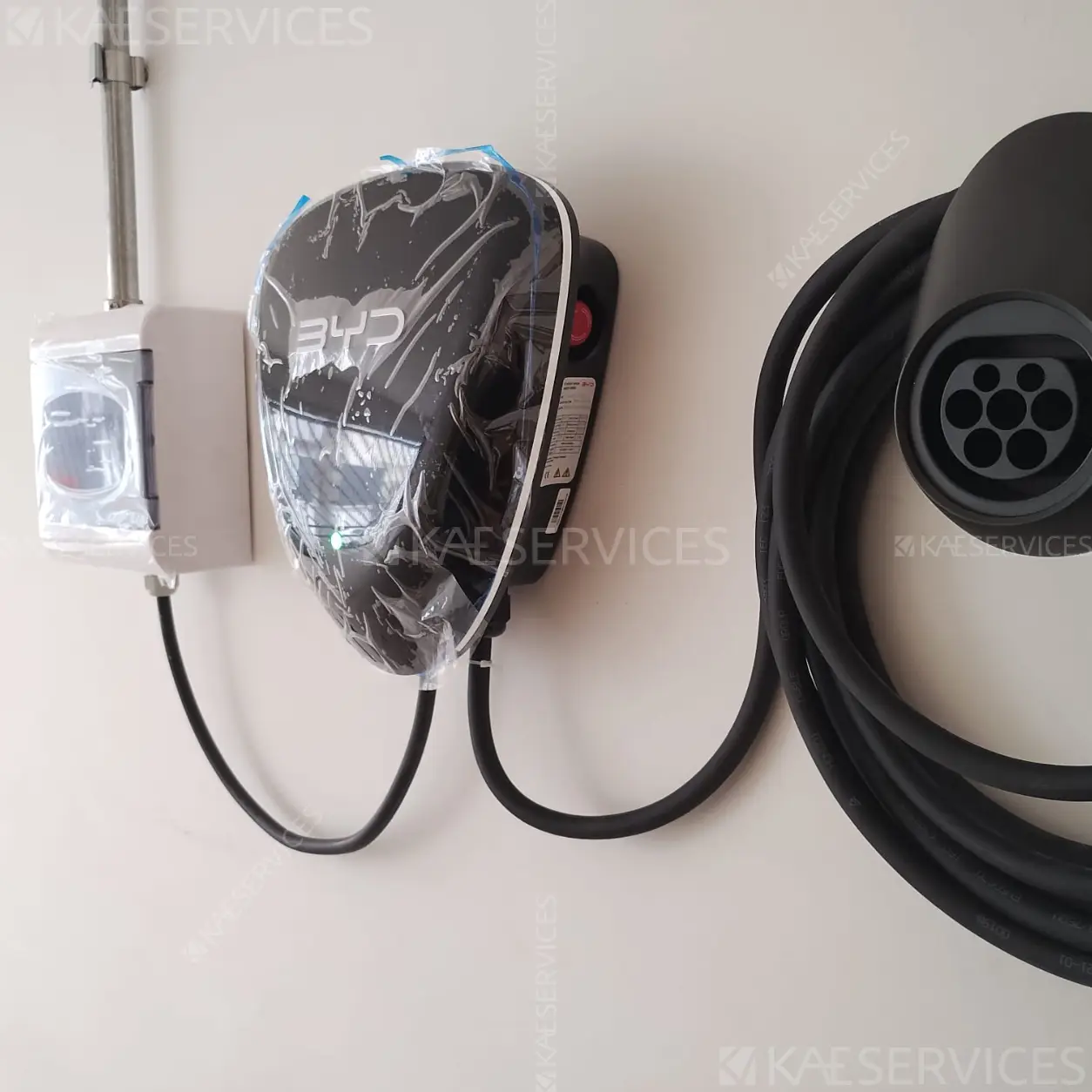 Instalacao De Wallbox BYD Para Dolphin Mini realizado pela KAE Services em Jundiai