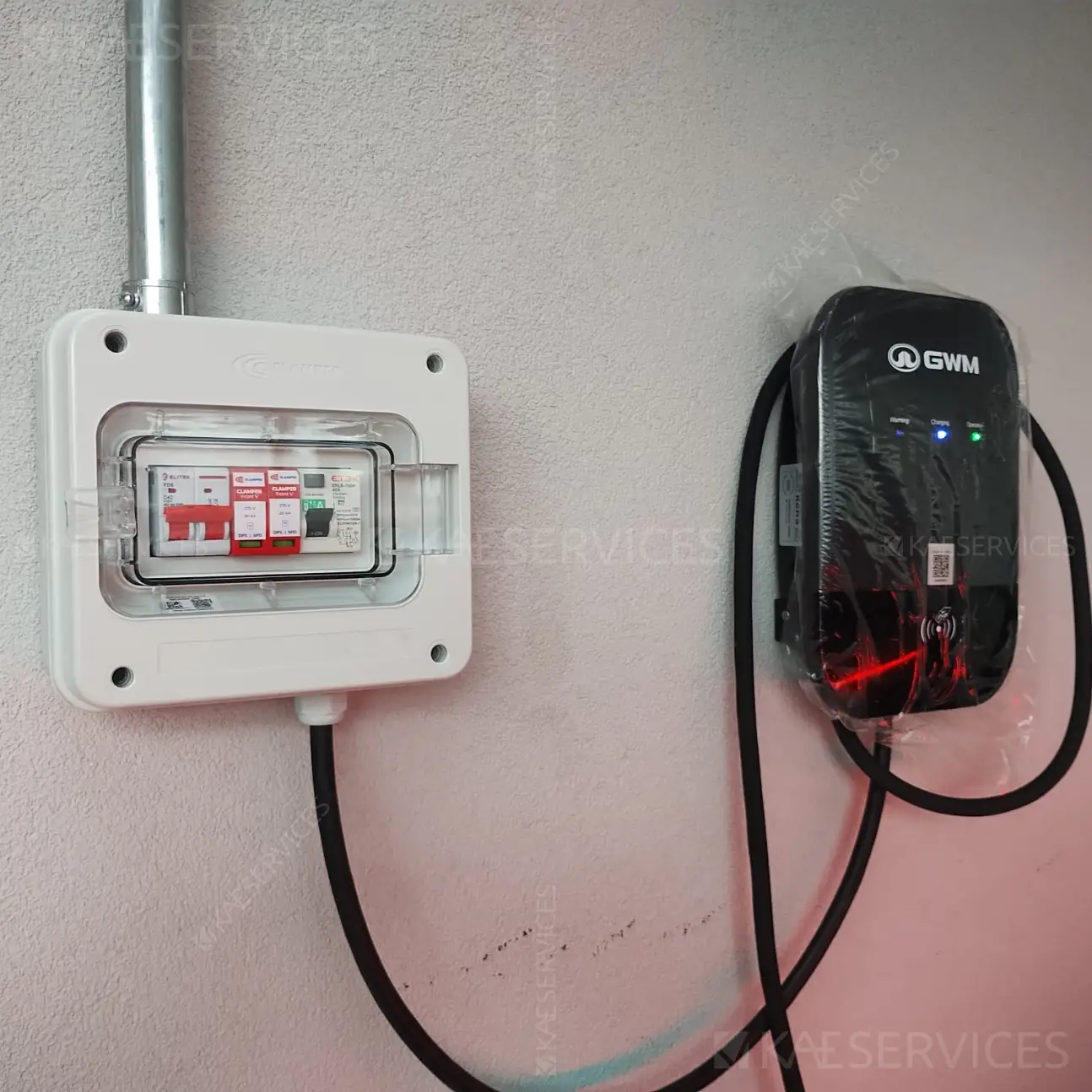 Instalacao De Wallbox Em Cabreuva Para Gwm realizado pela KAE Services em Jundiai