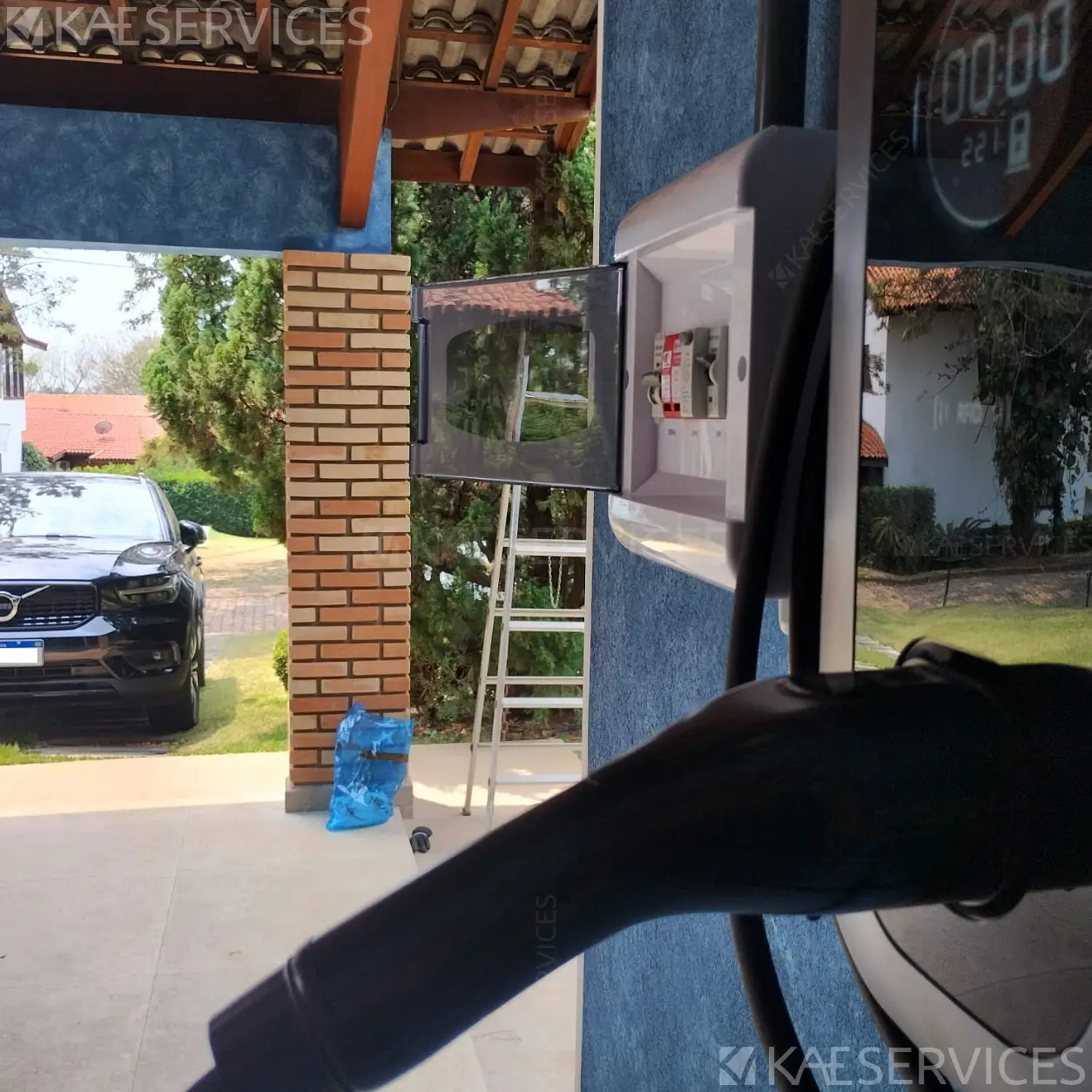 Instalacao De Wallbox Para Volvo XC 40 Em Cabreuva realizado pela KAE Services em Jundiai