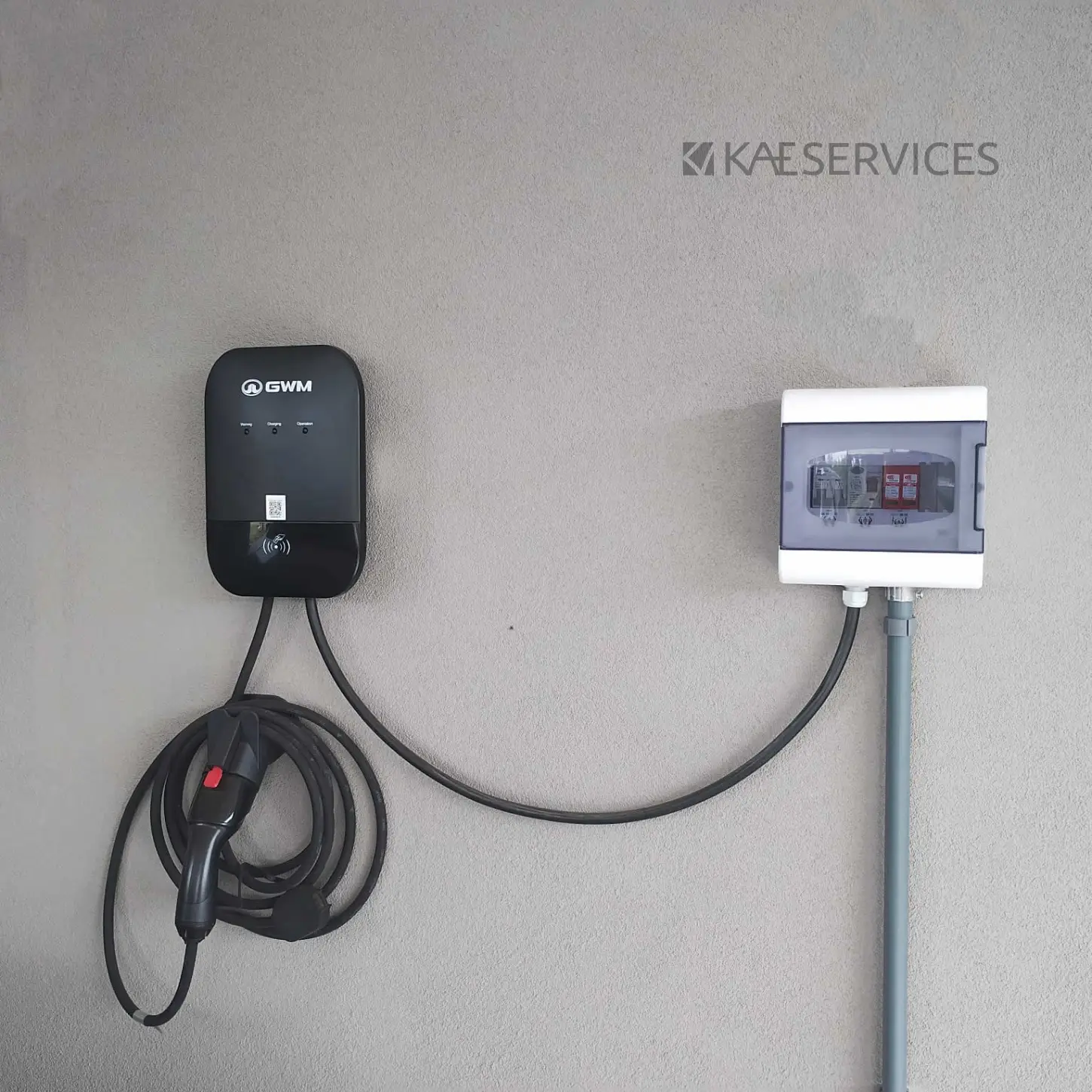 Instalacao De Wallbox Para Haval GWM Em Itupeva realizado pela KAE Services em Jundiai