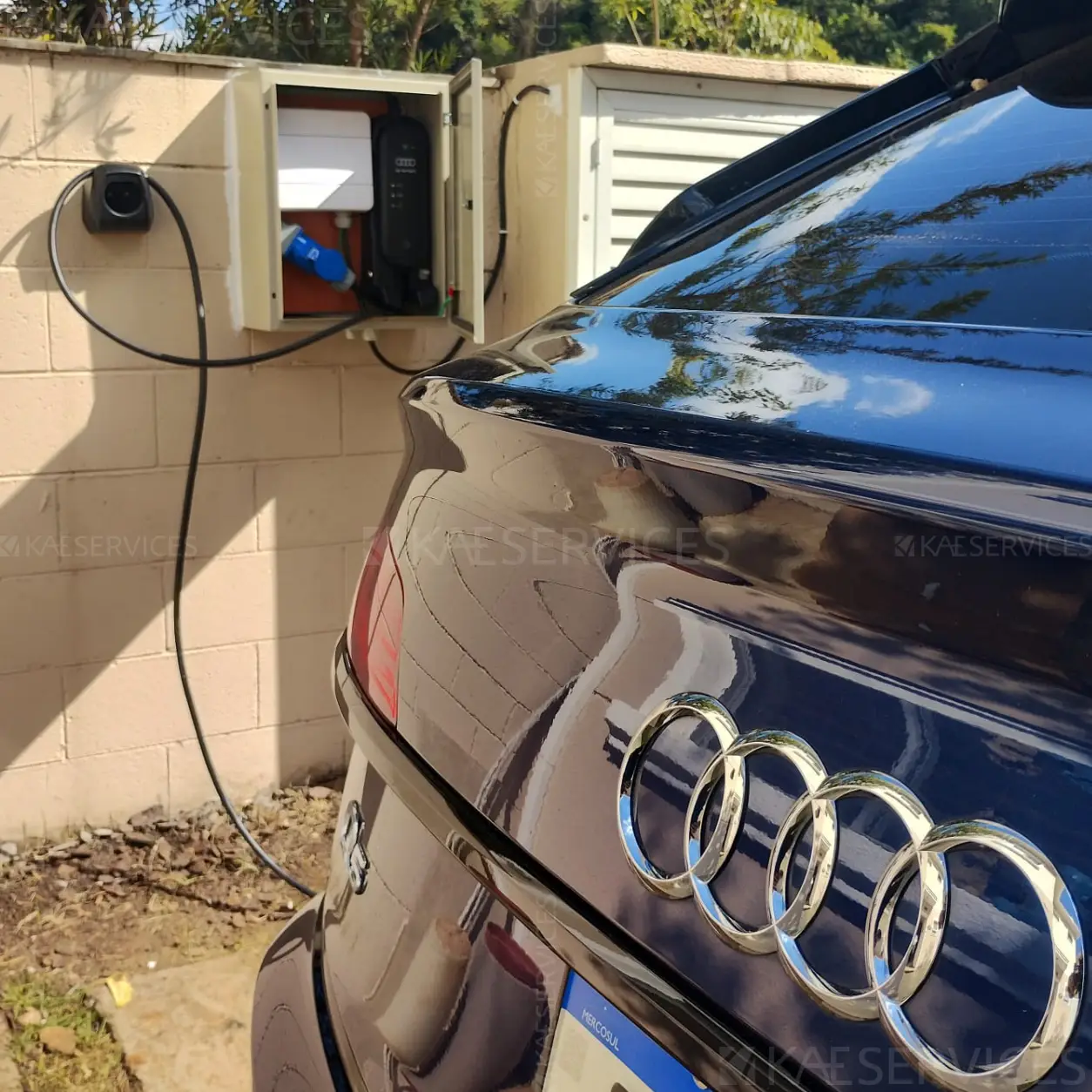 Instalação de Wallbox — carregador para audi q5