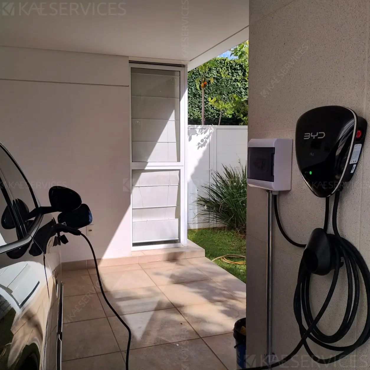 Instalacao Em Jundiai De Wallbox BYD Para Dolphin Mini realizado pela KAE Services em Jundiai