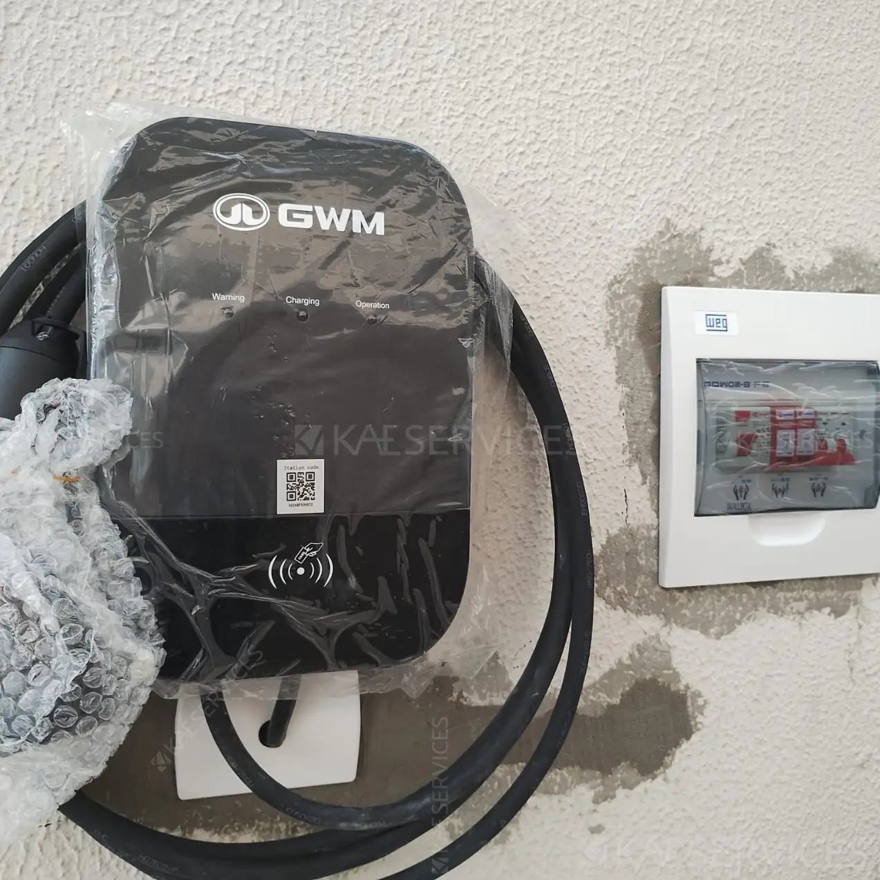 Instalacao Em Jundiai De Wallbox GWM HAVAL realizado pela KAE Services em Jundiai