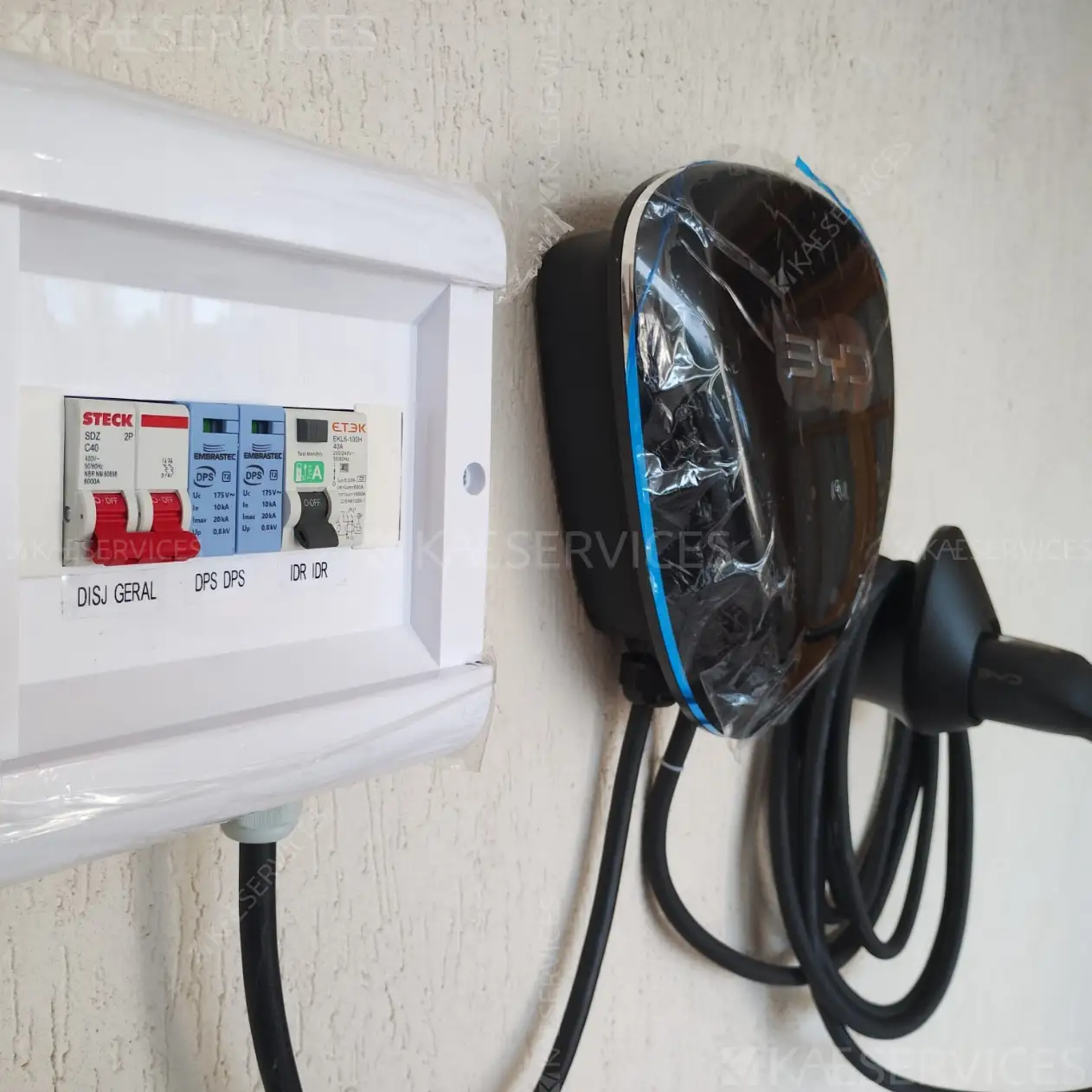 Instalacao Wallbox Para Byd Dolphin Jundiai 17 realizado pela KAE Services em Jundiai