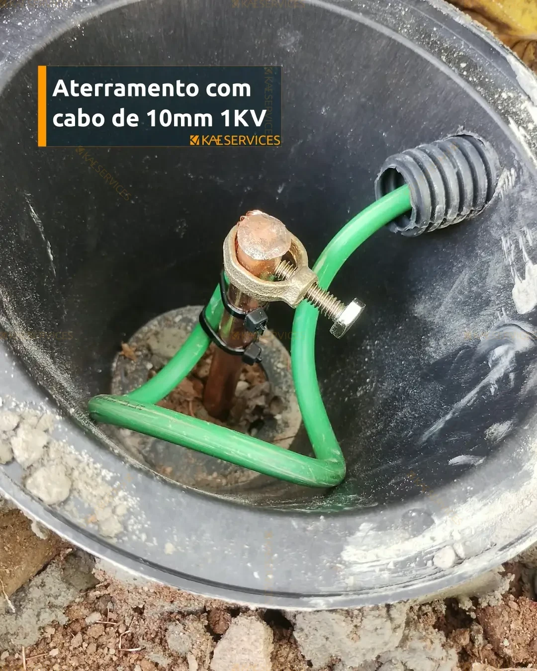 Instalação de Wallbox — aterramento com cabo 10mm 1kv