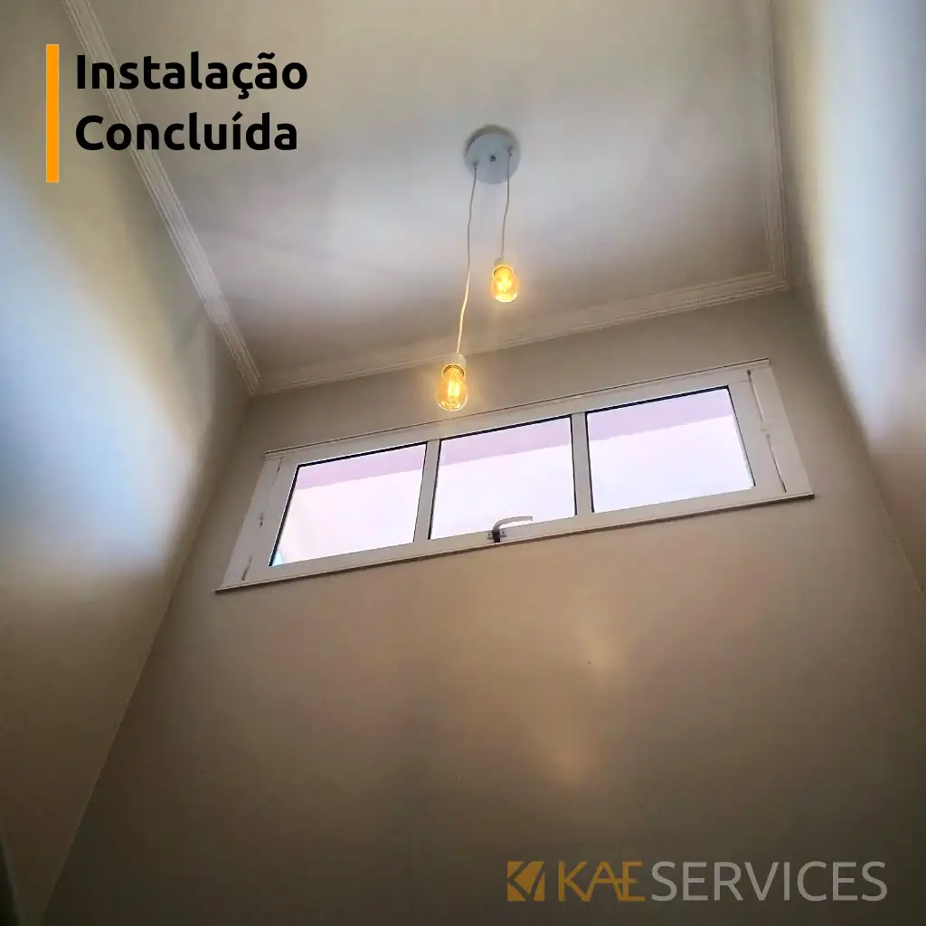 Instalacao Luminaria Concluida realizado pela KAE Services em Jundiai