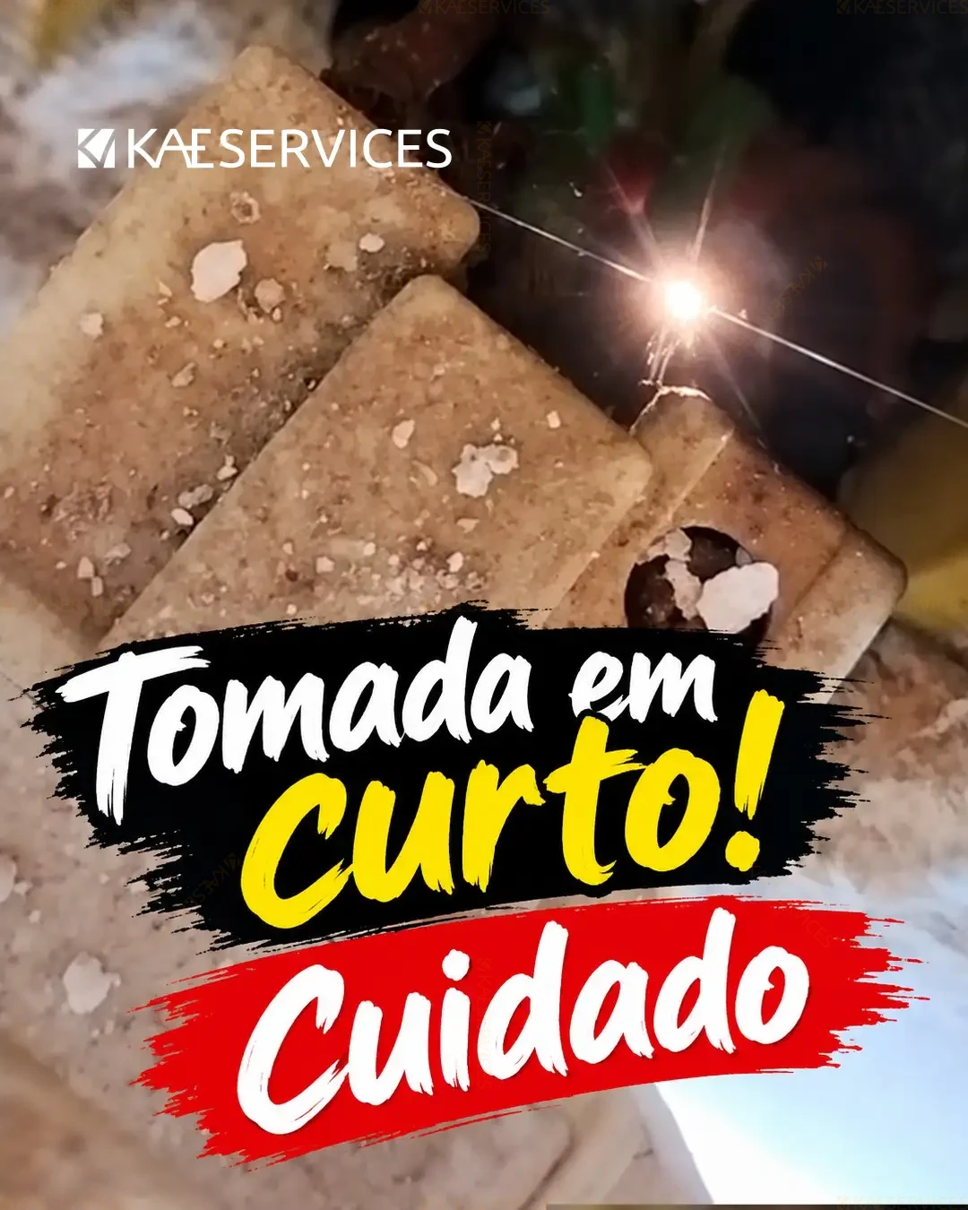 Tomada Em Curto Cuidado realizado pela KAE Services em Jundiai e Regiao